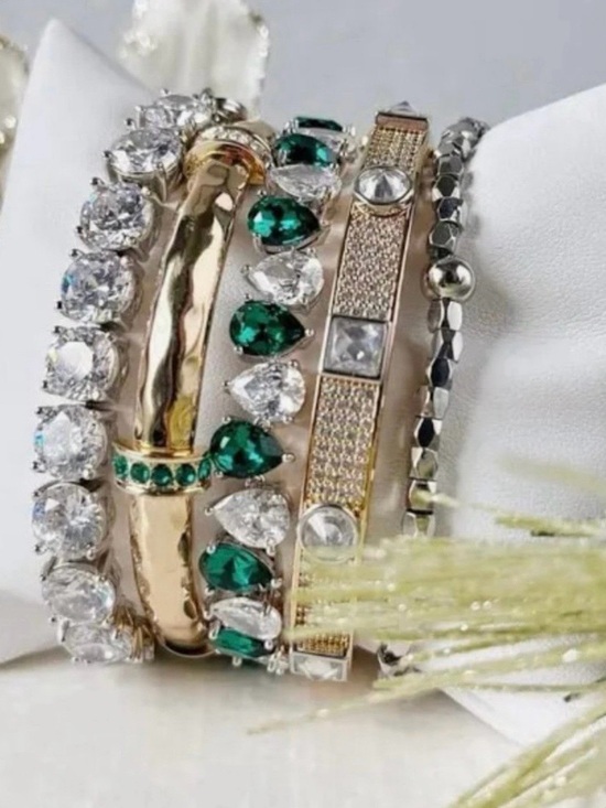 Park Lane Jewelry - Park Lane “Frosted Frazier” Tennis Bracelet! NWOT! Has Been Altered!!